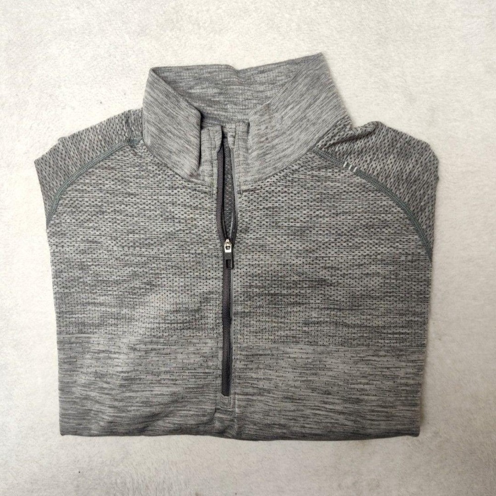 Lululemon Pullover Womens‎ Large Gray Swiftly Tech Quarter Zip Long Sleeve Golf
